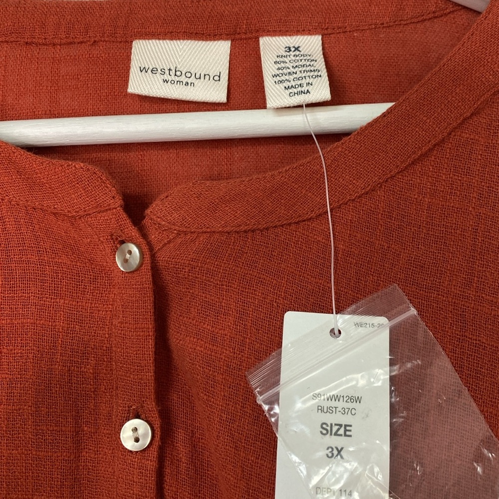 Westbound Rust Top - Picture 2 of 2